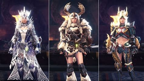 mhw iceborne best armor set.